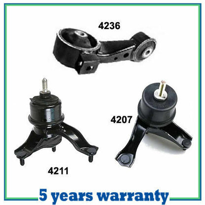M127 Engine Motor & Trans Mount For 2002-2003 Lexus ES300 3.0L Set Of 3PCS New