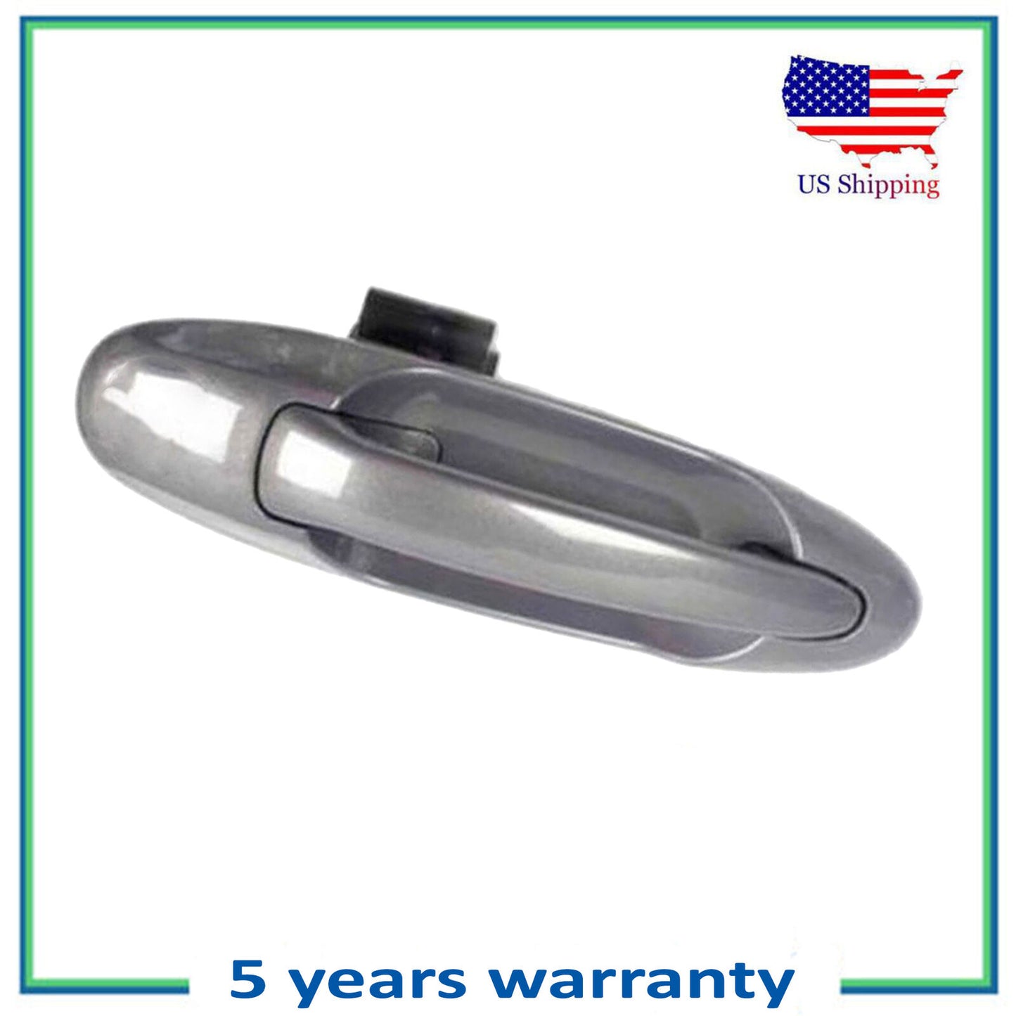 Rear R Outside Door Handle For 1C7 Thunder Gray Metallic Toyota Tundra Sequoia