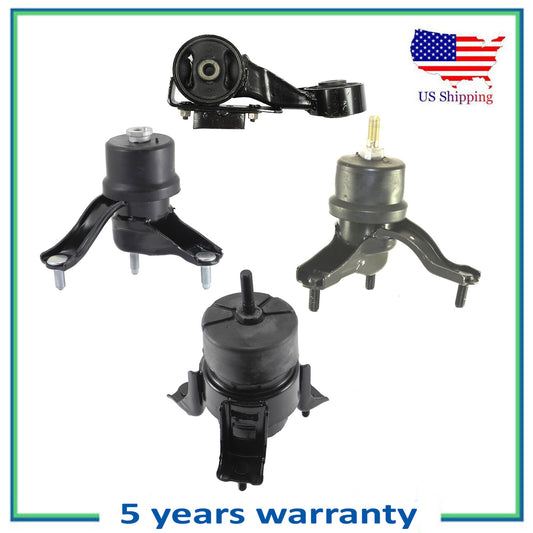 4 PCS Engine Motor & Transmission Mount For 2004-2006 Toyota Sienna 3.3L 4WD