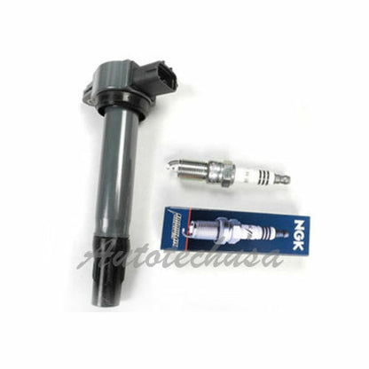 Para Mitsubishi Outlander Encendido Bobina B2895 + 1 Iridio Chispa Tapones IC147