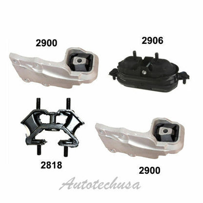 M941 Engine Motor & Trans Mount Set 4 PCS For 97-05 Chevrolet Venture 3.4 2WD