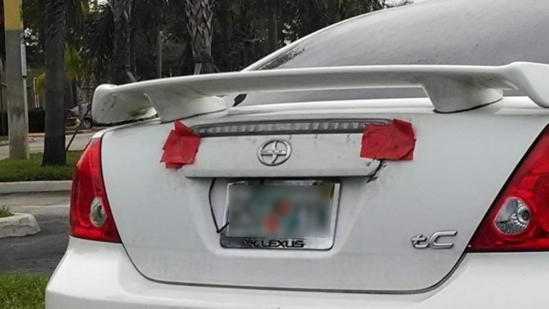 Tailgate Handle Garnish Trim Strip Primed For 2005 2006-2010 Scion tC Silver 1F7