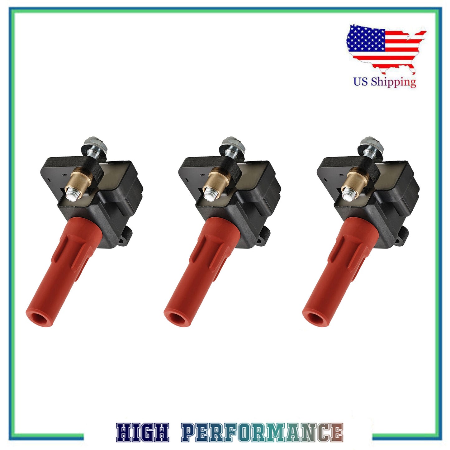 3PCS Ignition Coil For UF287 52-170 Subaru Legacy Outback B9 Tribeca 3.0L 3.6L