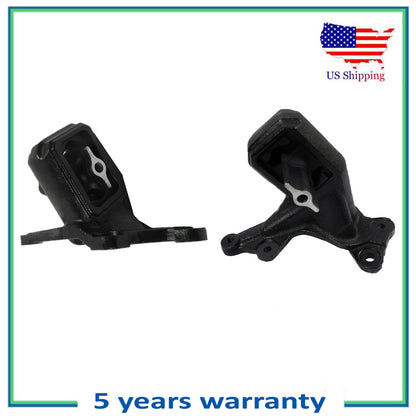 Set 2Pcs Front Right Engine Motor Mount Motorking For 07-11 Jeep Wrangler 3.8L
