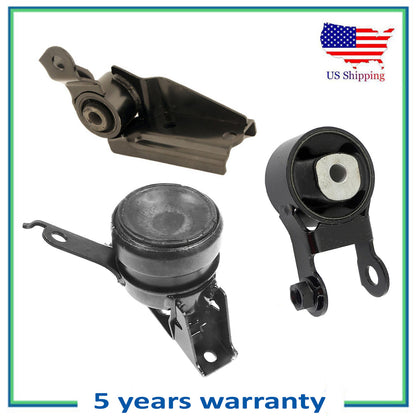 Juego 3 4237 4254 62087 Motor Montaje Auto Trans Para 13-14 Toyota Yaris 1.5L