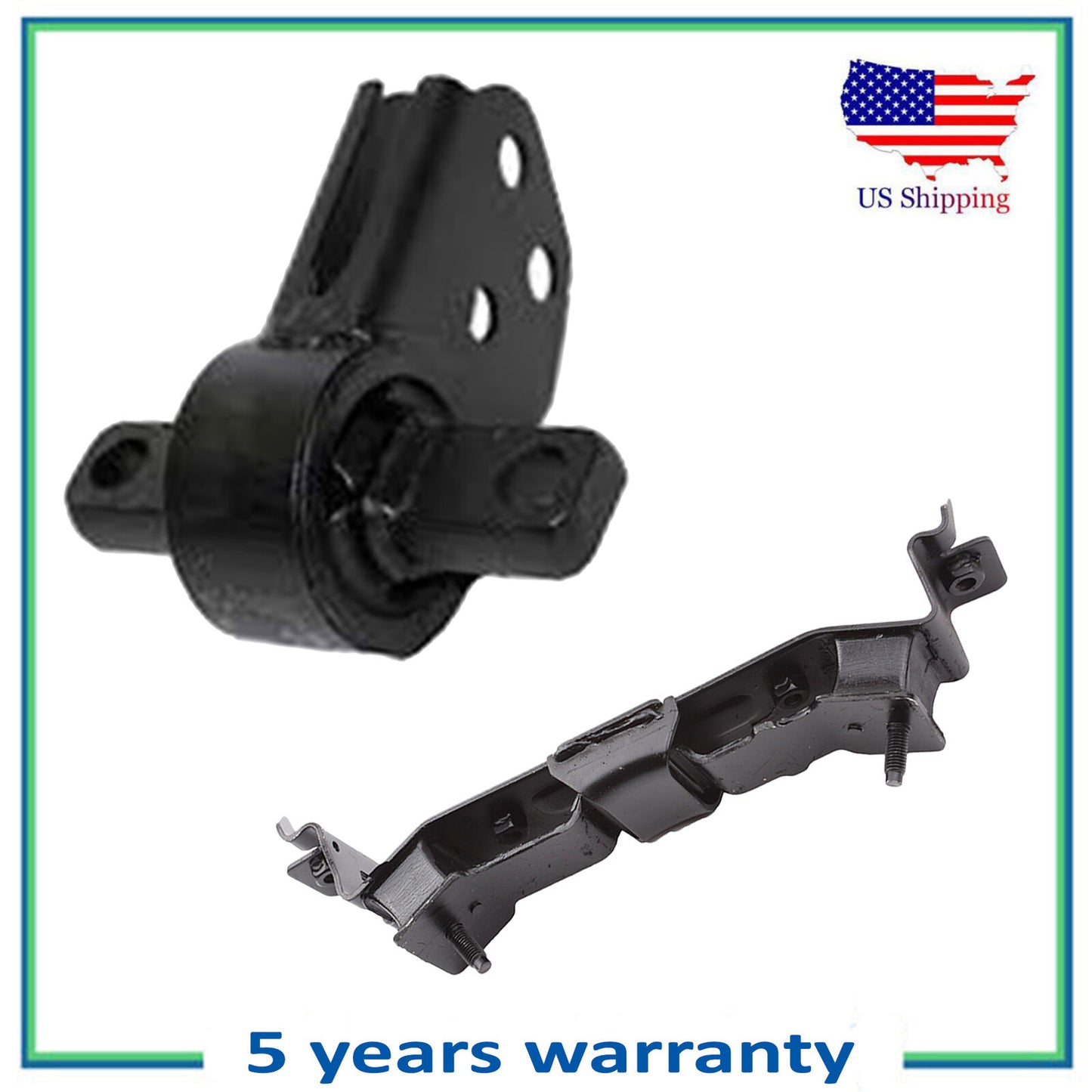 Set 2 Motor & Auto Trans Mount For 5528 5620 Jeep Commander Grand Cherokee 3.7L