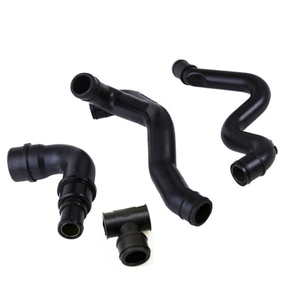 Set 4PCS Turbo Tuyau de Reniflard Carter Vent Pour Neuf Audi Tt VW Jetta 1.8L