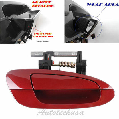 For NISSAN ALTIMA Outside Rear Right A20 Scarlet RED MotorKing Door Handle B3963