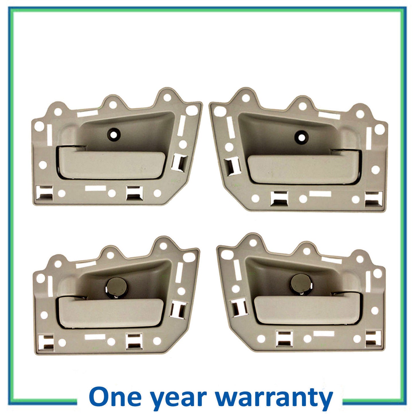 Interno Porta Manico Set DS297 05-11 Per Jeep Grande Cherokee Beige Marroncino