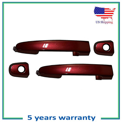 Front Set of 2PCS Outside Door Handle For Scion tC xA xB xD 3Q3 Salsa Red Pearl