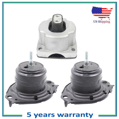3PCS Frente L&R Motor & Trans Montaje Para Dodge Challenger Cargador 6.4L V8