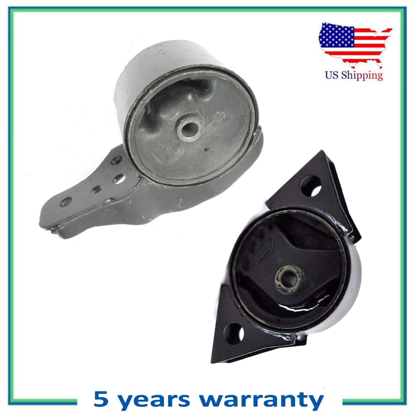 Engine Motor Mount 2PCS 6346 7311 For 1990-1992 Nissan Stanza XE GXE 2.4L FWD
