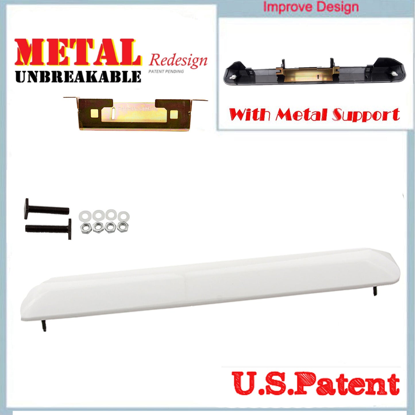 For Liftgate Tailgate Handle Garnish Hatch 04-06 Scion xb 1.5L Polar White 068