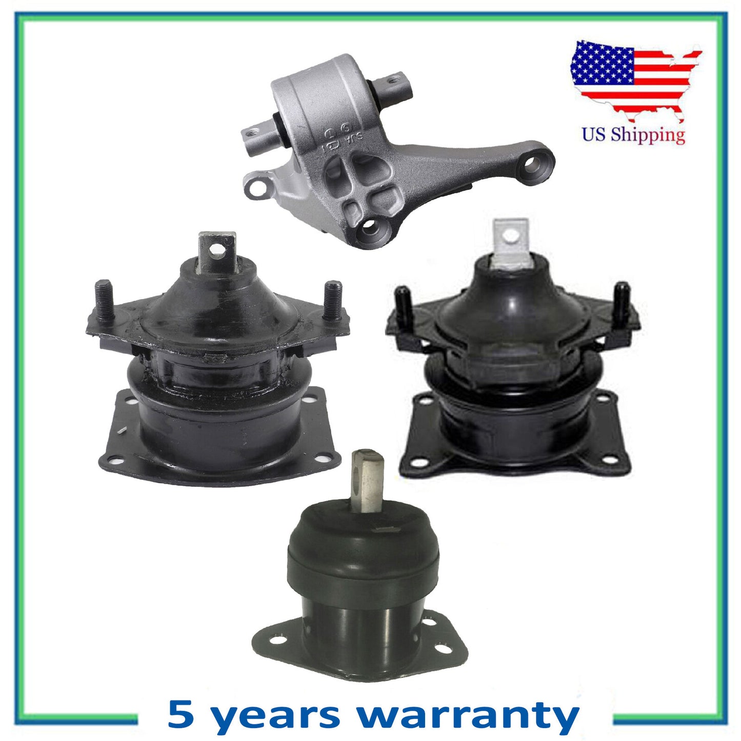 Idraulico OEM Qualità Motore Montante & Trans 4PCS per 05-08 Acura Rl 3.5 Auto