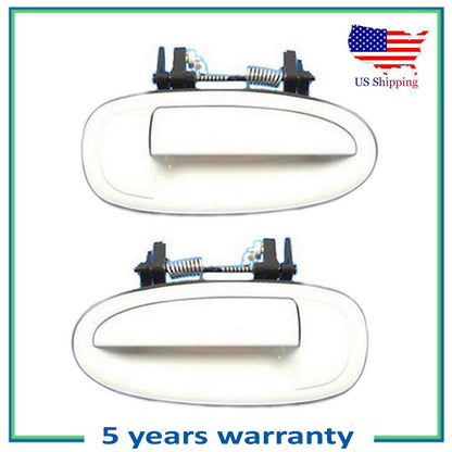 Arrière Paire Extérieur Porte Poignée Set 2 Pour 95-99 Toyota Avalon 040 Blanc