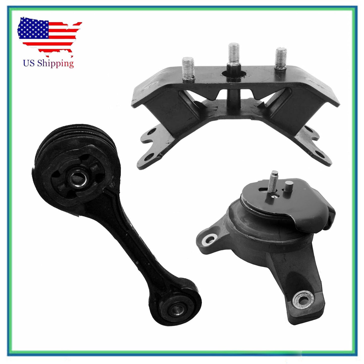 3PCS Engine & Trans Mount For 05-14 Subaru B9 Tribeca Legacy Outback 3.0L 3.6L