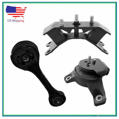3PCS Engine & Trans Mount For 05-14 Subaru B9 Tribeca Legacy Outback 3.0L 3.6L