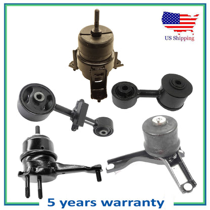 5PCS Motore & Trasmissione Montante Per 2002-2003 Toyota Solara 2.4L Nuovo