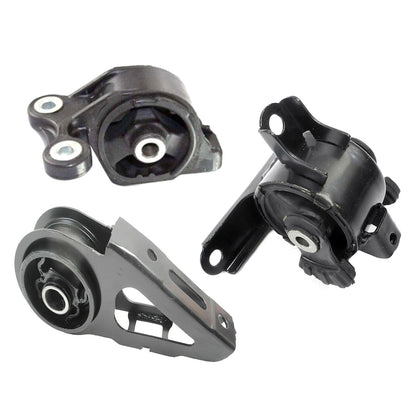 Set 3PCS Front, Rear Engine Motor & Trans Mount for Auto For 07-08 Honda Fit 1.5