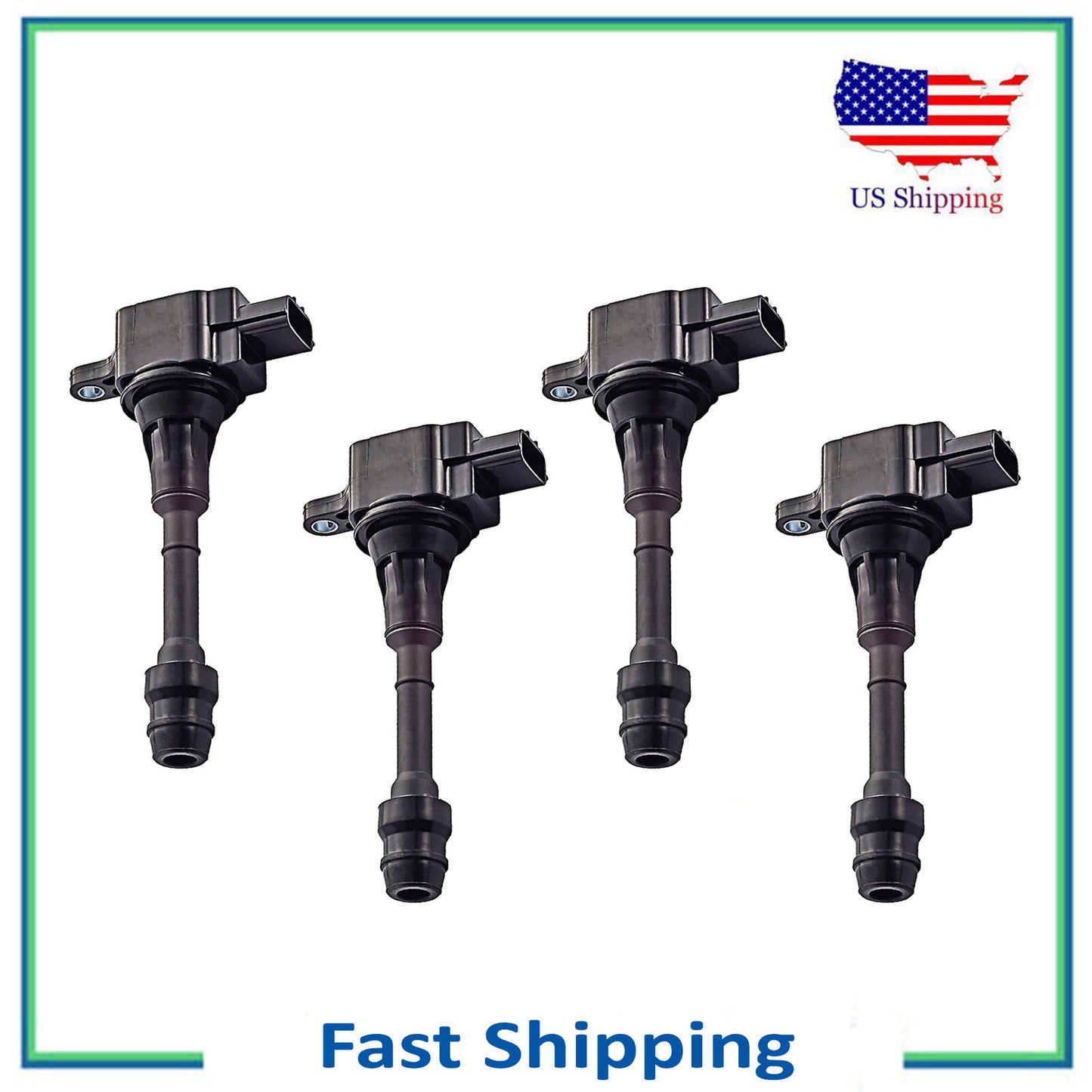 Juego De 4PCS UF350 Nuevo Encendido Bobinas para 2002-2006 Nissan Altima Sentra