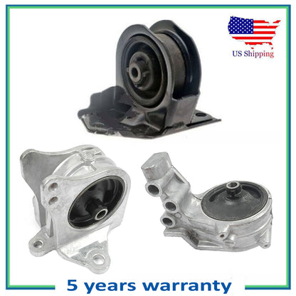 For Eagle Mitsubishi Manual Engine Motor Mount Set 4 M835 6657 6673 6672 4604
