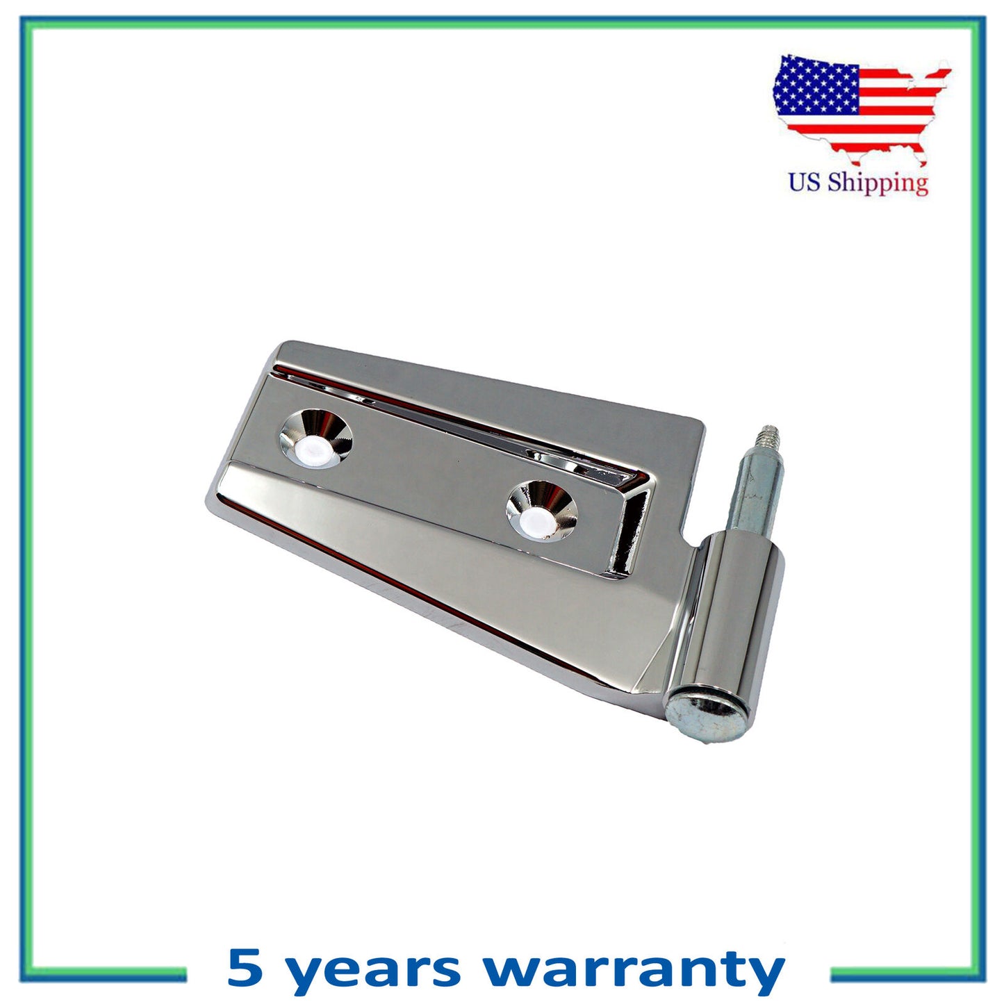 Left Upper Door Hinge Assembly For 2007-2017 Jeep Wrangler Chrome