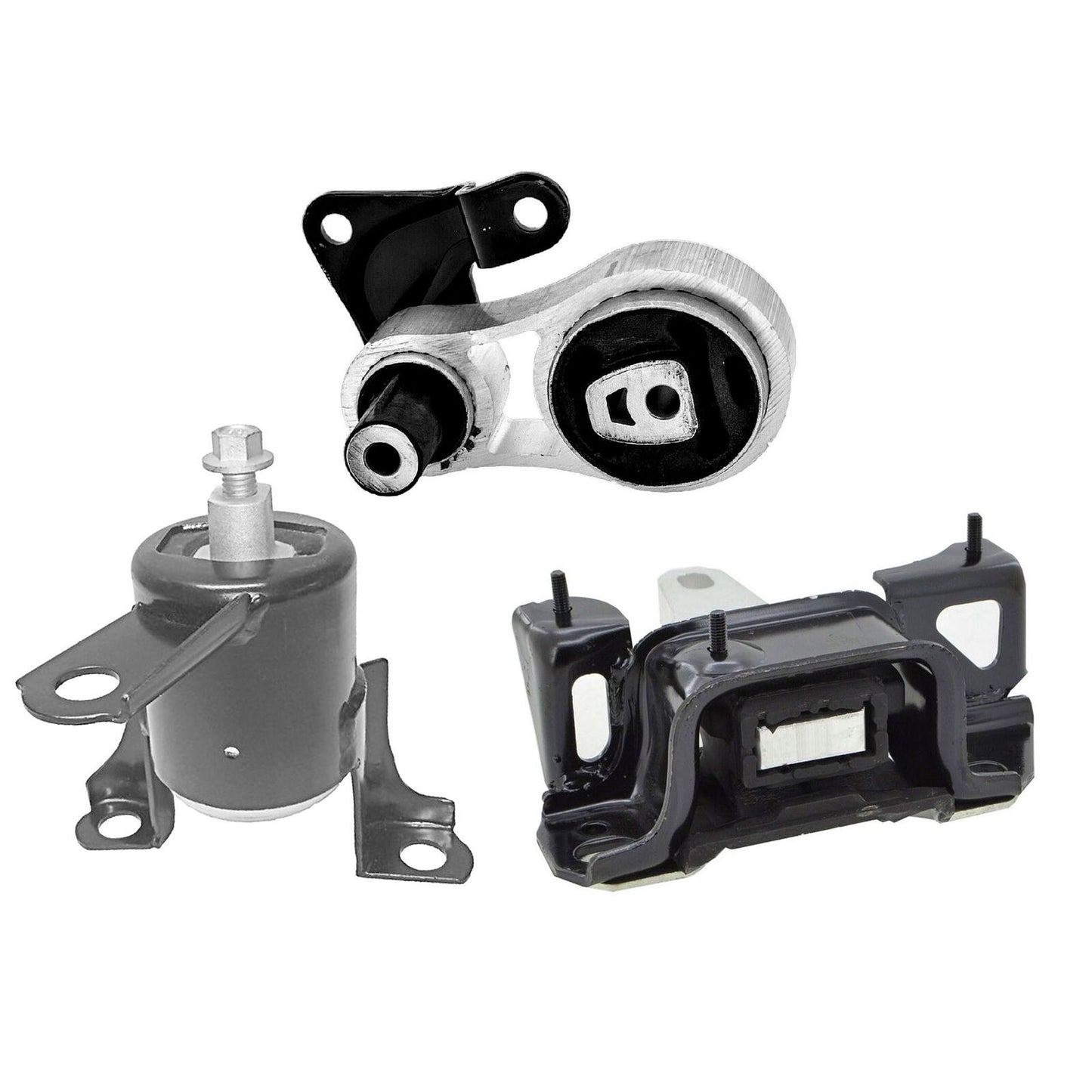 Set 3PCS Engine Motor & Transmission Mount For 2014-2019 Ford Fiesta 1.0 1.6L