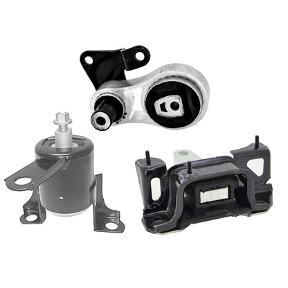 Set 3PCS Engine Motor & Transmission Mount For 2014-2019 Ford Fiesta 1.0 1.6L