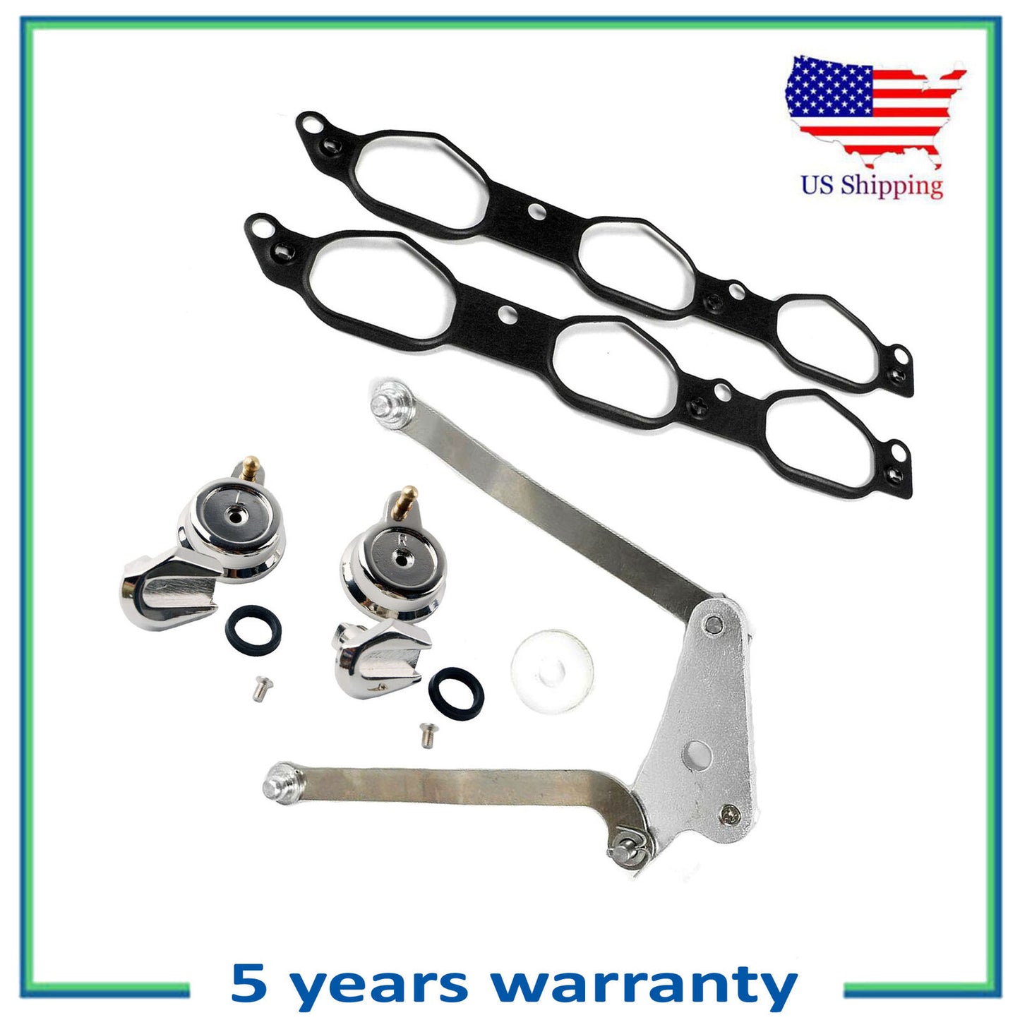 Air Intake Manifold Repair Kit w/Arms For Mercedes C ML R Metal Flap RK5069M