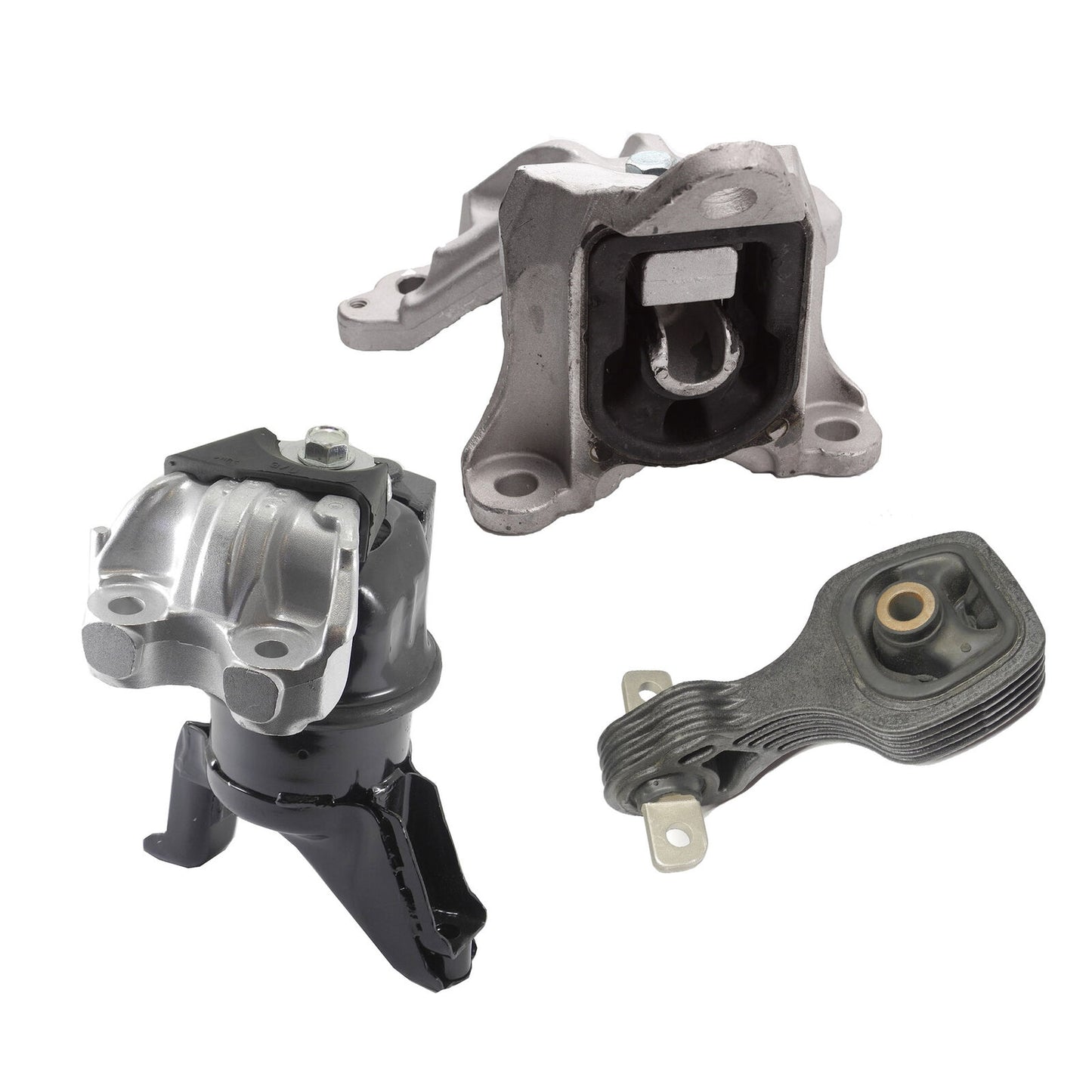 3PCS Engine Motor & Trans Mount MK024 65021 MK073 For 2012 Honda Civic 1.8L