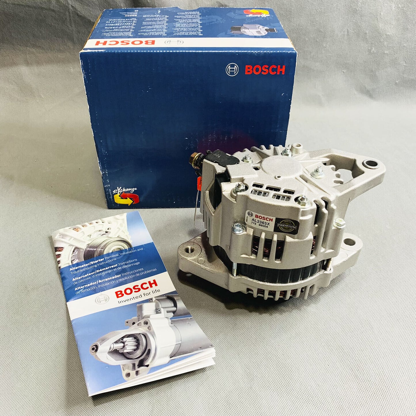 BOSCH Remanufactured Alternator For 1995-1997 Nissan Pickup 2.4L AL2363X