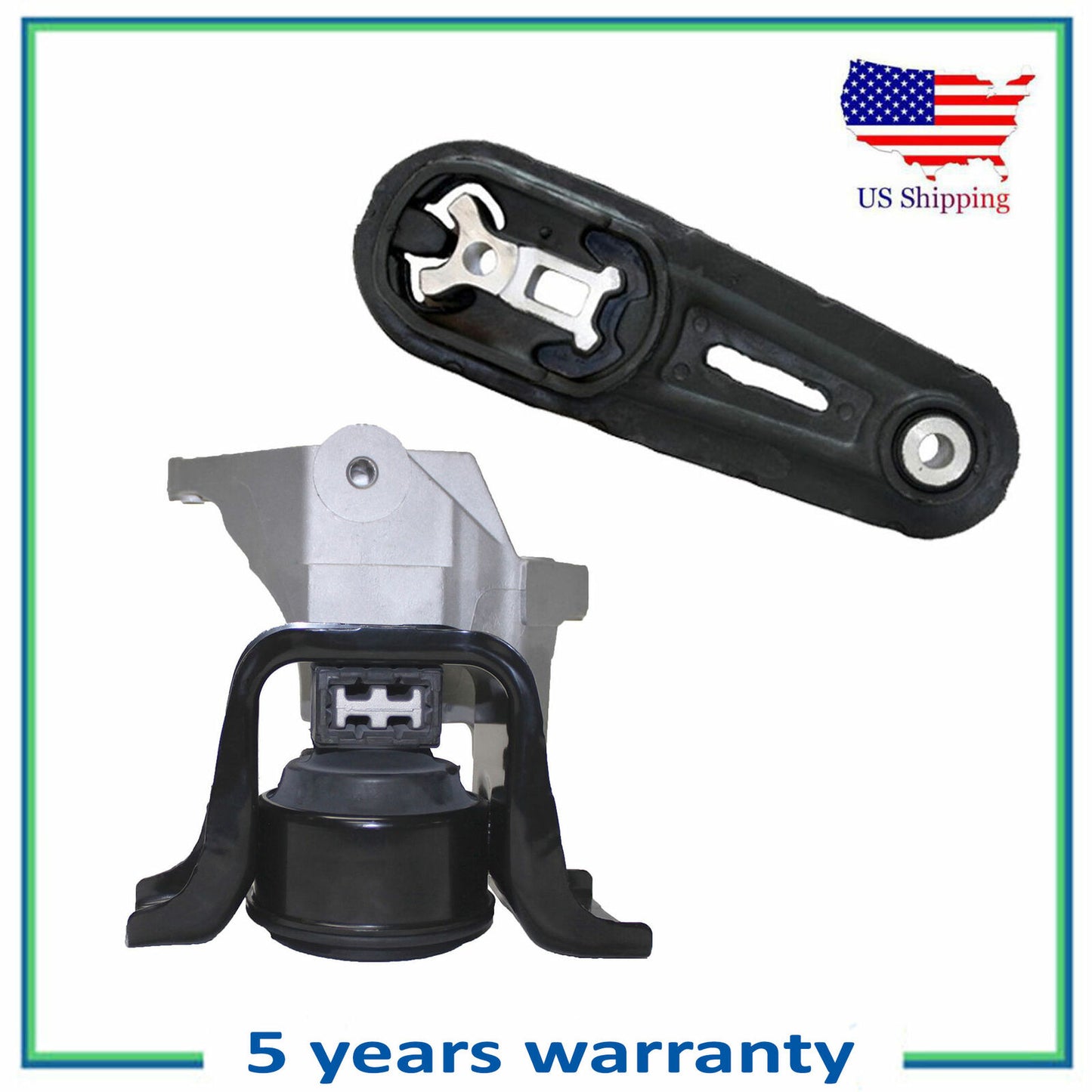 Engine Motor & Torque Strut Mount 7380 4360 Set For 2013 Nissan Sentra 1.8L FWD