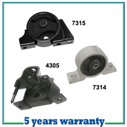 M362 Moteur Montage Set 3PCS Pour 00-06 Nissan Sentra 1.8 2.0L 4305 7314 7315