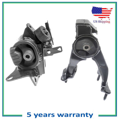 Set 2PCS New Rear Engine Motor & Transmission Mount For 2005-2010 Scion tC 2.4L