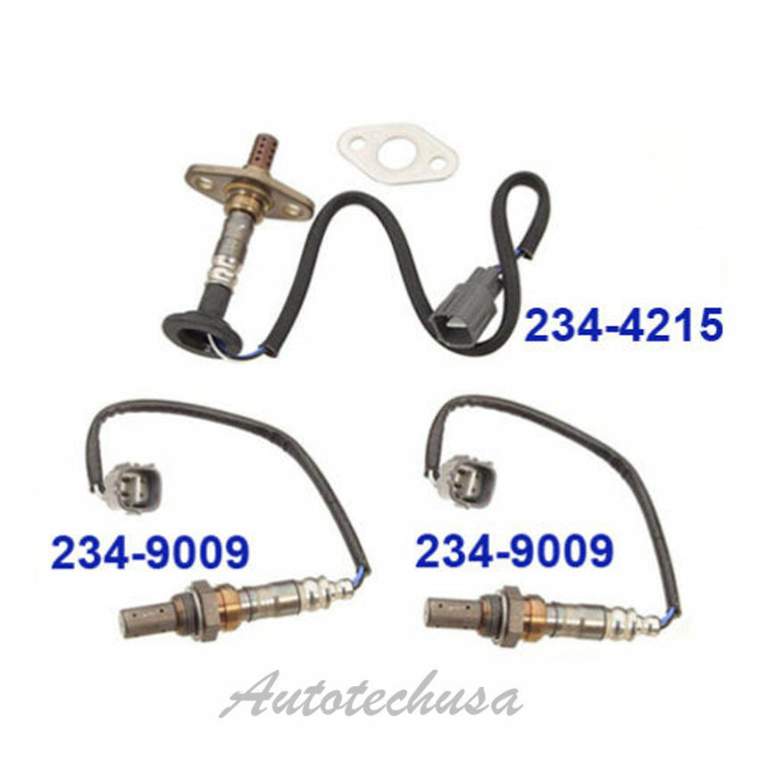2001-2003 Per Lexus RX300 Highlander Anteriore & Retro Ossigeno Sensore O2 Set 3