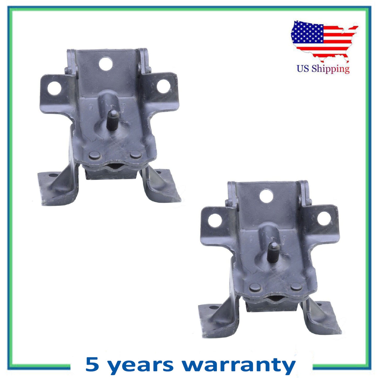 2PCS Moteur Montage Moteur Pour 11-16 Silverado/Sierra 2500HD/3500HD 6.6L