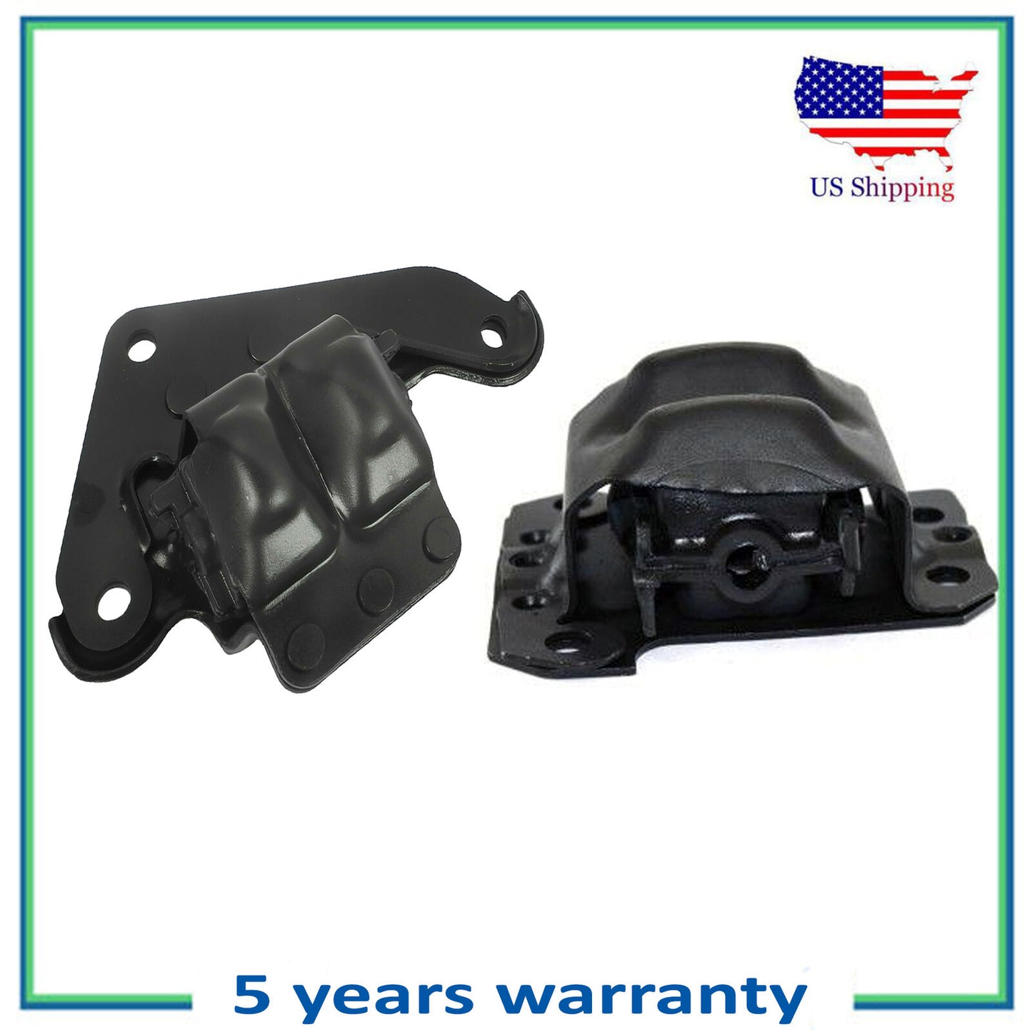 Set 2PCS 5311 5320 New Engine Motor Mount For 93-97 Pontiac Chevrolet 5.7L RWD