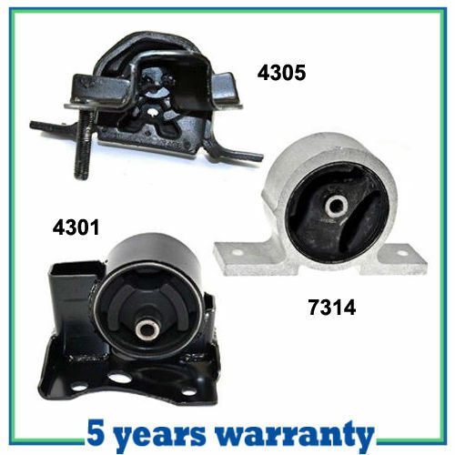 M967 Motor & Trans Mount Kit 3PCS For 2000-2006 Nissan Sentra 1.8 for Auto Trans
