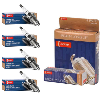 4X UF549 Ignition Coil & 4X Denso Iridium Long Spark Plug For Nissan Altima 2.5L