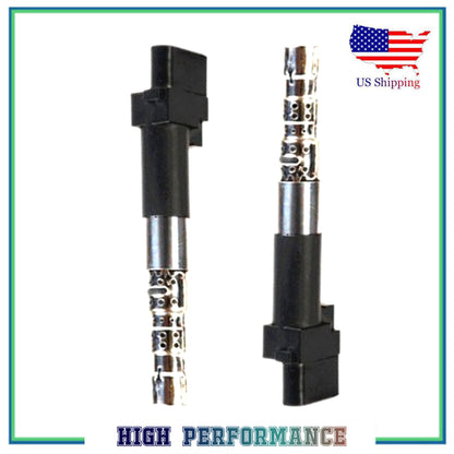 2PCS Ignition Coil For UF404 E506E C1405 022905100A Volkswagen Jetta Golf 2.8L
