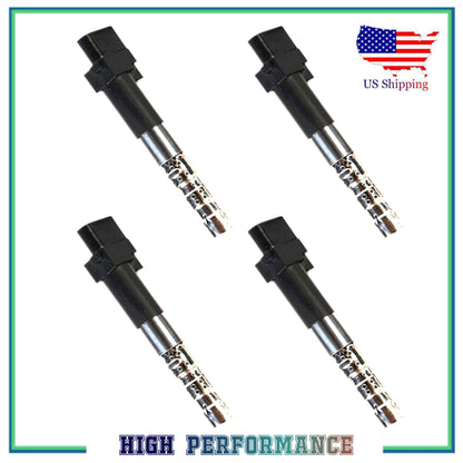 4PCS Ignition Coil For UF404 E506E C1405 022905100A Volkswagen Jetta Golf 2.8L