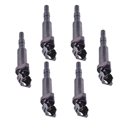 6PCS Ignition Coil For UF592 BMW 128i 328i 535i 550i 750i X5 X6 Z4 M6 0221504470