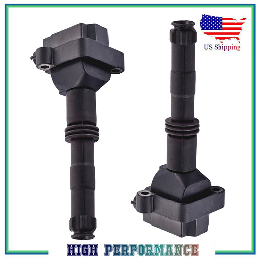 Set 2PCS Ignition Coil For UF346 5C1253 Porsche Boxster 2.5L 2.7L 3.2L 911 3.4L