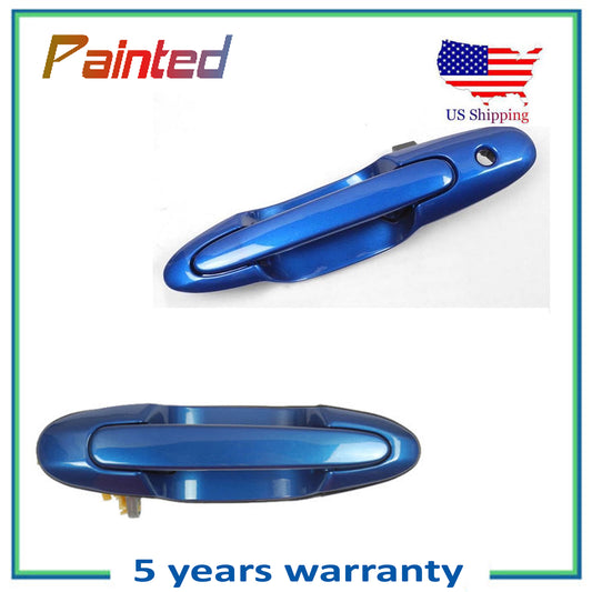 Exterior Outside Door Handle 2PCS For 2000-2006 Mazda MPV Starry Blue 24A