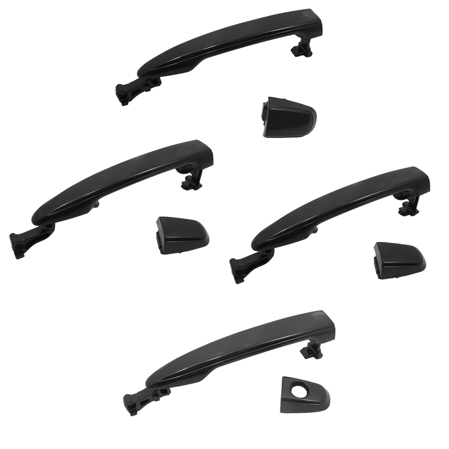 Juego 4PCS Nuevo Exterior Puerta Mango Para 2004-2010 Toyota Sienna No Pintado