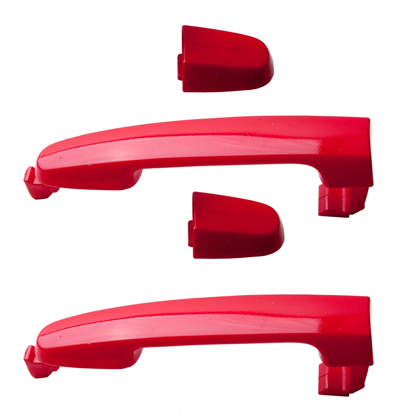 Rear Pair Set 2PCS Outside Door Handle 3P0 Red For 03-10 Pontiac Vibe 1.8 2.4L