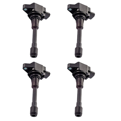 4X UF549 Ignition Coil & 4x Denso Iridium Long Spark Plug For Nissan Altima 2.5L
