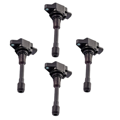 4X UF549 Ignition Coil & 4x Denso Iridium Long Spark Plug For Nissan Altima 2.5L