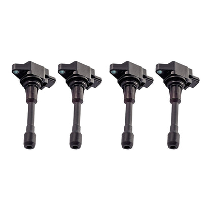 4X UF549 Encendido Bobina & 4X Denso Iridio Largo Bujía Para Nissan Altima 2.5L