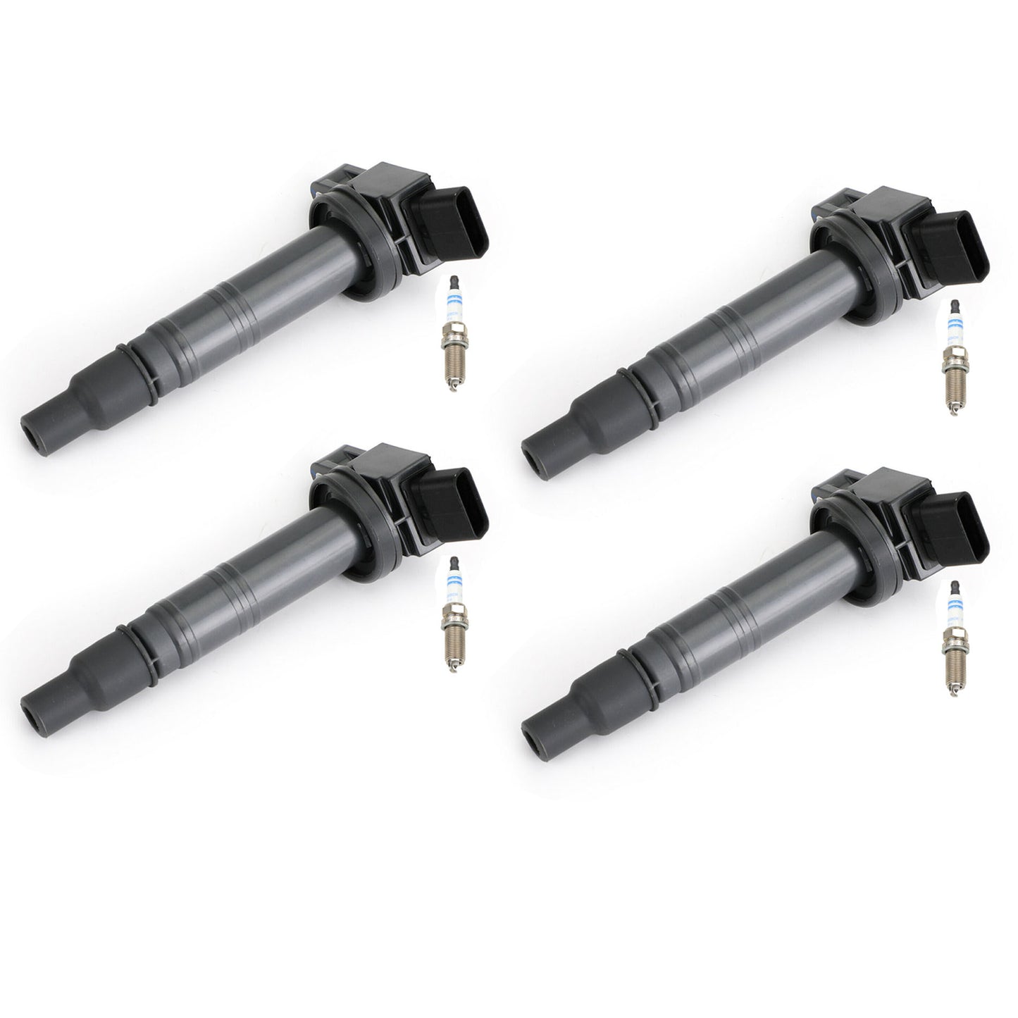 UF495 4X Encendido Bobina & 4X Bosch Doble Platino Bujía Para Toyota Matriz